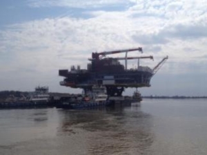 ЛУКОЙЛ выводит на Каспий верхнее строение ЛСП-2 для месторождения Филановского