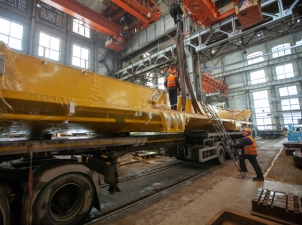 «Тяжмаш» отгрузил негабаритные узлы первого крана для Белопорожских МГЭС