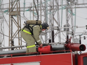 На Рыбинской ГЭС потушили условный пожар в кабельном тоннеле