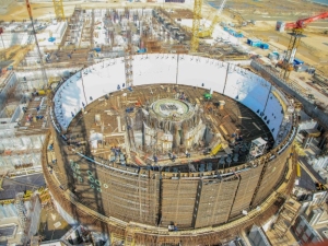 Реакторное здание Курской АЭС-2 выросло еще на 9,1 м
