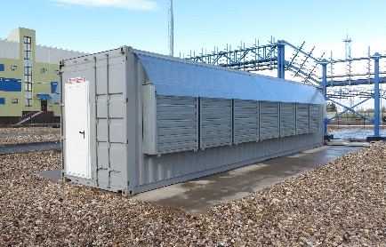 На площадке ЦОДа «Калининский» Росэнергоатома установили первые контейнерные ЦОД