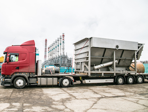 На стройплощадку очистных сооружений «СИБУР-Кстово» доставлено крупногабаритное оборудование