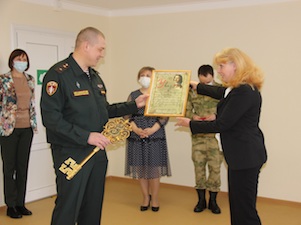 Смоленская АЭС передала почти ключи от нового жилья военнослужащим, охраняющим атомную станцию