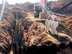 Построена защитная завеса по периметру цеха ртутного электролиза усольского «Химпрома»