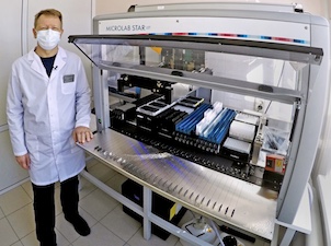 Новое оборудование для поликлиники в Балаково в 5 раз увеличит количество исследований на COVID-19