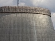 На стройплощадке Курской АЭС-2 бетонируют градирню с рекордной скоростью