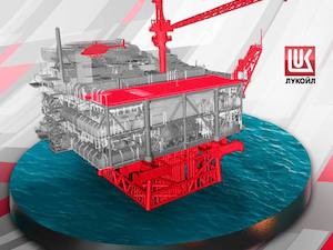 ЛУКОЙЛ строит морскую стационарную платформу на шельфе Балтийского моря