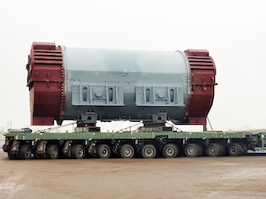 На стройплощадке Курской АЭС-2 смонтирован статор самого мощного в России турбогенератора