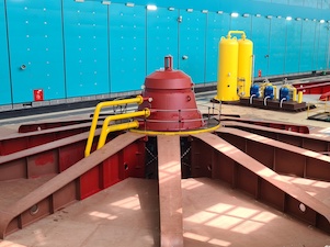 Волжская ГЭС запустила модернизированный гидроагрегат №17