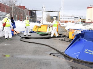 На Кольской АЭС устранили условный разлив нефтепродуктов