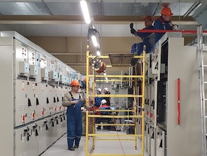 На строящейся в Березниках подстанции «Урал» смонтированы силовые трансформаторы