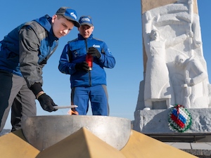 «Газпром газораспределение Томск» проводит техническое обслуживание Вечных огней