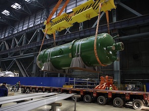 Атоммаш изготовил 180-тонный компенсатор давления для турецкой АЭС «Аккую»