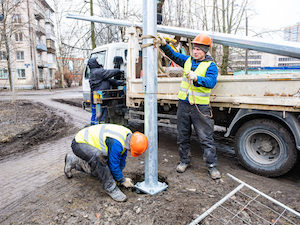 В Санкт-Петербурге получит обновленную систему освещения квартал у станции метро «Елизаровская»