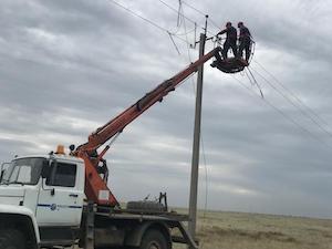 «Волгоградэнерго» устраняет последствия непогоды
