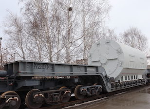 ЭЛСИБ отгрузил статор турбогенератора на Красноярскую ГРЭС-2