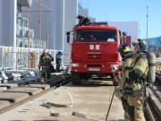 На Воткинской ГЭС потушили условный пожар