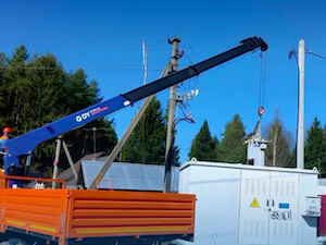 «Мособлэнерго» установило новую подстанцию в Деулино