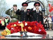 В городе Любань Ленинградской области зажжен новый Вечный огонь