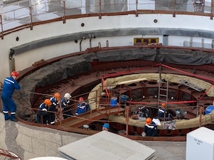 Саяно-Шушенская ГЭС ввела в работу гидроагрегат №3 после капремонта