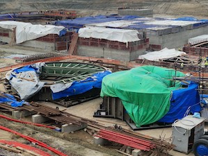 На стройплощадку энергоблока №3 Ленинградской АЭС доставлена опорная ферма