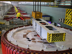 На Воткинской ГЭС установлен новый ротор генератора