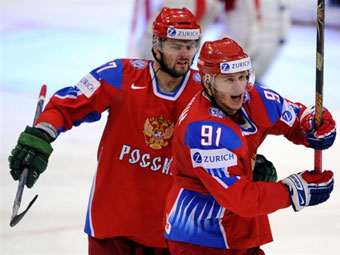 Сборная России вышла в полуфинал чемпионата мира по хоккею