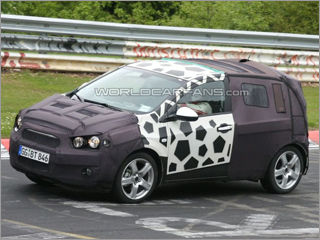 Шпионы засекли новый Chevrolet Aveo