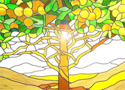 Стекло, разбуженное солнцем