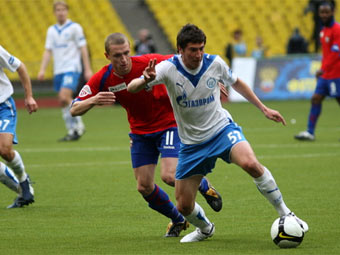 ЦСКА вышел в лидеры чемпионата России по футболу