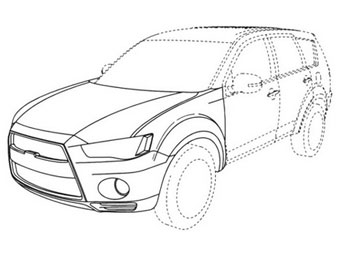 Обновленный Mitsubishi Outlander станет похожим на Evolution