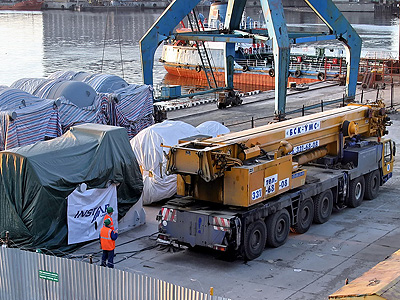 На Первомайскую ТЭЦ (ТЭЦ-14) доставлена новая газотурбинная установка