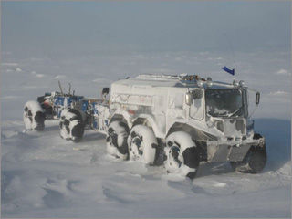 Российские автомобилисты покорили Северный полюс