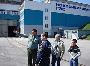 МЧС проверило локальную систему оповещения на Новосибирской ГЭС