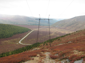 В Тыве установили первую опору ЛЭП 220 кВ Кызыл – Чадан