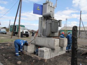 В тувинском поселке Сук-Пак сгорела трансформаторная подстанция