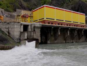 Головная Зарамагская ГЭС начала работу в режиме половодья