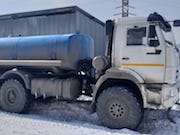 Коршуновский ГОК пополнил парк спецтехники новой автоцистерной