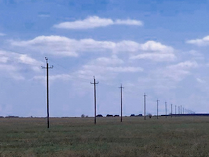 «Саратовские распределительные сети» ремонтируют ЛЭП в отдаленном районе Заволжья