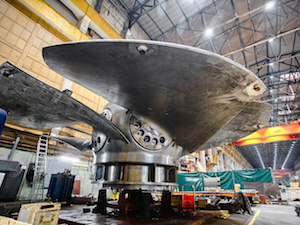 Ленинградский металлический завод изготовил рабочее колесо для гидроагрегата Майнской ГЭС