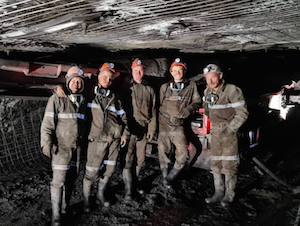 На шахте «Восточная Денисовская» увеличили скорость проходки с 375 до 501 метра в месяц