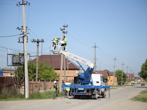 В Урус-Мартановском районе Чечни реконструируют 112 км ЛЭП