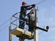 «Астраханьэнерго» отремонтировало две транзитные ЛЭП в Харабалинском районе