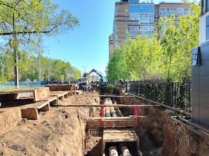 Т Плюс реконструирует в Ижевске магистральную теплосеть в переулке Северном и улице Майской