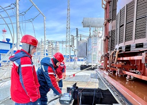 Энергетики отремонтировали подстанцию 110 кВ «Сатарино» магистрального нефтепровода Холмогоры – Клин