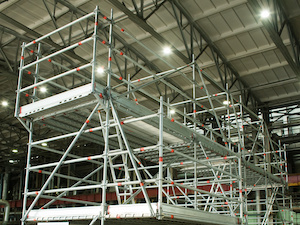 Ново-Кемеровская ТЭЦ заменила строительно-монтажные леса