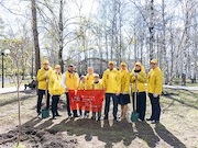 «РН-Уватнефтегаз» высадил в Тюмени рябиновую аллею