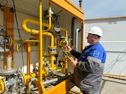 В Омской области подключены к газу первые домовладения в селе Благодаровка