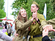 Свыше 5 тысяч человек стали гостями военно-патриотического фестиваля Балаковской АЭС «Весна 45-го»