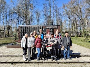 Волонтёрский десант Системного оператора высадился в поселке Песочное Рыбинского района Ярославской области